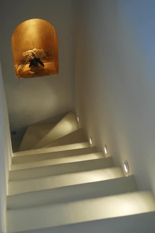 Staircase view of Villa Thalia