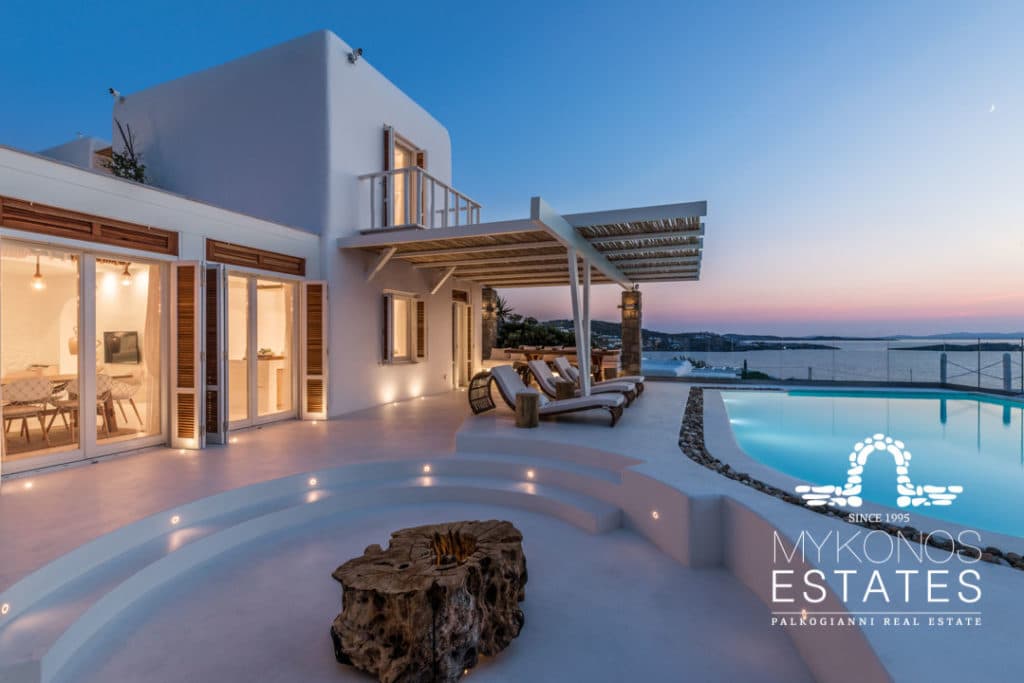 Estia villa view from patio