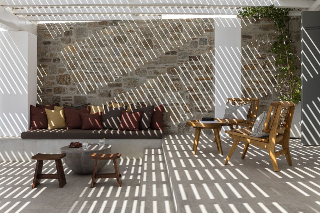 Blue Emerald villa Mykonos – exterior and outdoor areas