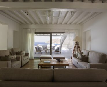 Blue Emerald villa Mykonos – living area