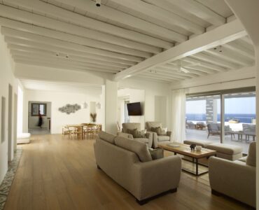 Blue Emerald villa Mykonos – living area