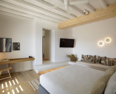 Blue Emerald villa Mykonos – bedroom interior