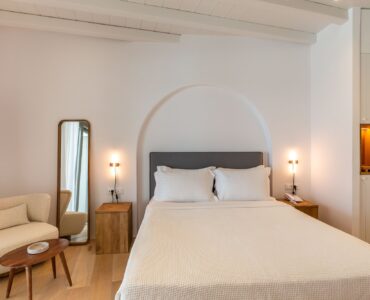 Blue Emerald villa Mykonos – bedroom interior