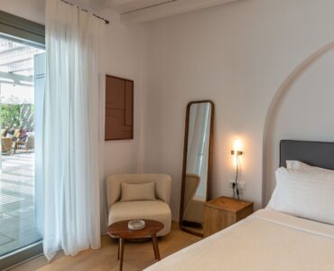 Blue Emerald villa Mykonos – bedroom interior