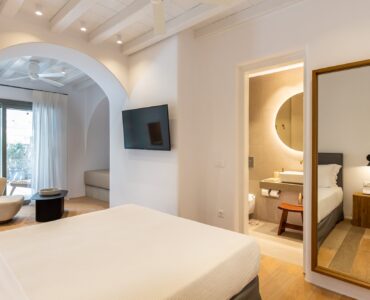 Blue Emerald villa Mykonos – bedroom interior