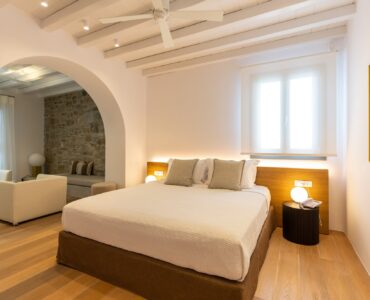 Blue Emerald villa Mykonos – bedroom interior