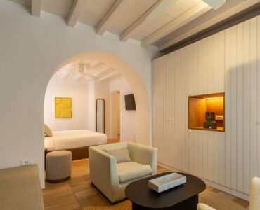 Blue Emerald villa Mykonos – bedroom interior