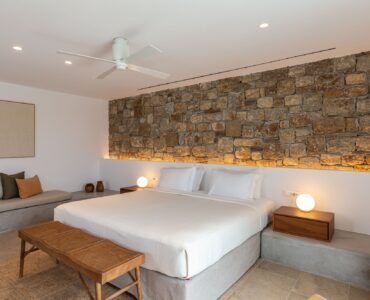 Blue Emerald villa Mykonos – bedroom interior