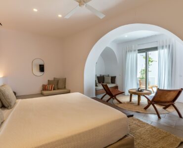 Blue Emerald villa Mykonos – bedroom interior