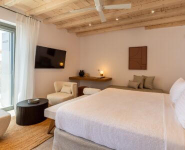 Blue Emerald villa Mykonos – bedroom interior