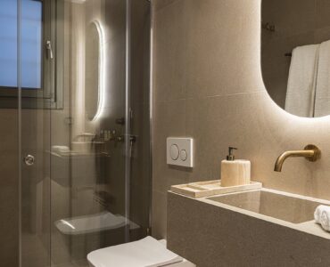 Blue Emerald villa Mykonos – bedroom interior