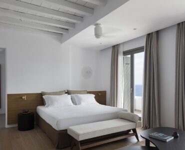 Blue Emerald villa Mykonos – bedroom interior