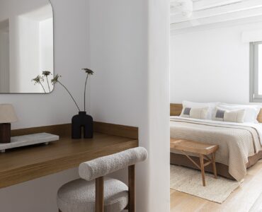 Blue Emerald villa Mykonos – bedroom interior