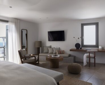 Blue Emerald villa Mykonos – bedroom interior