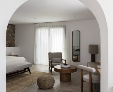 Blue Emerald villa Mykonos – bedroom interior