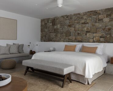 Blue Emerald villa Mykonos – bedroom interior