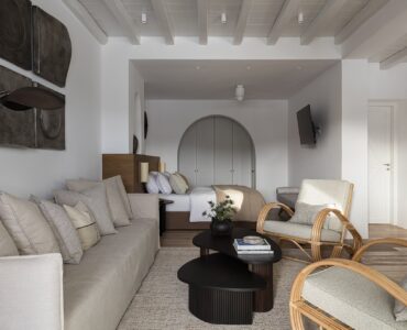 Blue Emerald villa Mykonos – bedroom interior