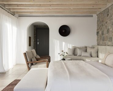 Blue Emerald villa Mykonos – bedroom interior