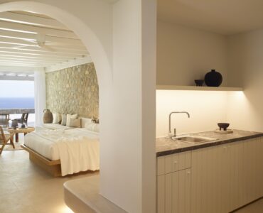 Blue Emerald villa Mykonos – bedroom interior