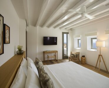 Blue Emerald villa Mykonos – bedroom interior