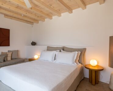 Blue Emerald villa Mykonos – bedroom interior