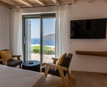 Blue Emerald villa Mykonos – bedroom interior
