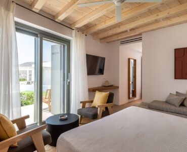 Blue Emerald villa Mykonos – bedroom interior
