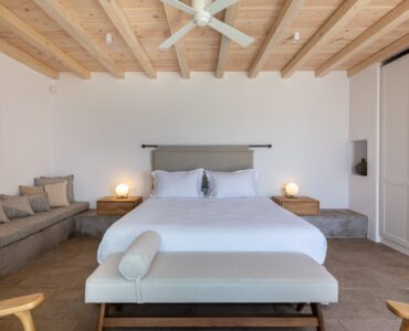 Blue Emerald villa Mykonos – bedroom interior