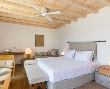 Blue Emerald villa Mykonos – bedroom interior