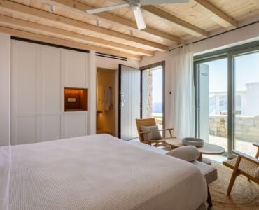 Blue Emerald villa Mykonos – bedroom interior