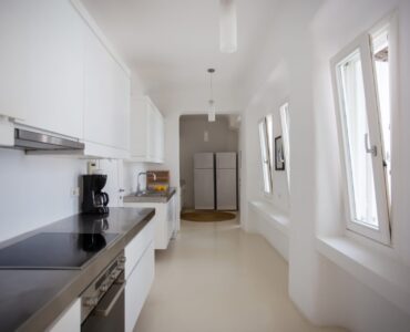 Kitchen at Maison Haute in Aleomandra, Mykonos