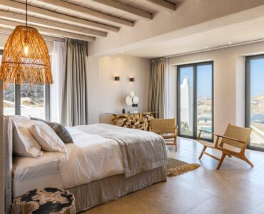 Bedroom at Muse Mansion in Agios Lazaros, Mykonos