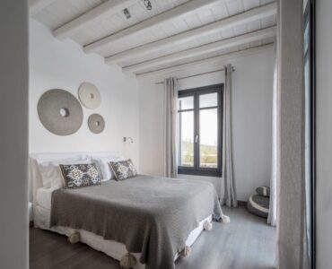 Bedroom at Platinum Senior Villa in Kalafatis, Mykonos