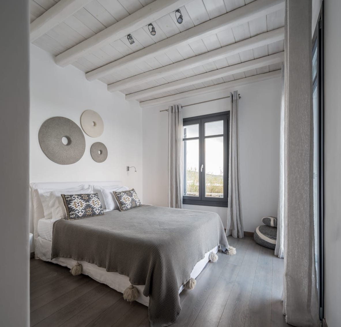 Bedroom at Platinum Senior Villa in Kalafatis, Mykonos