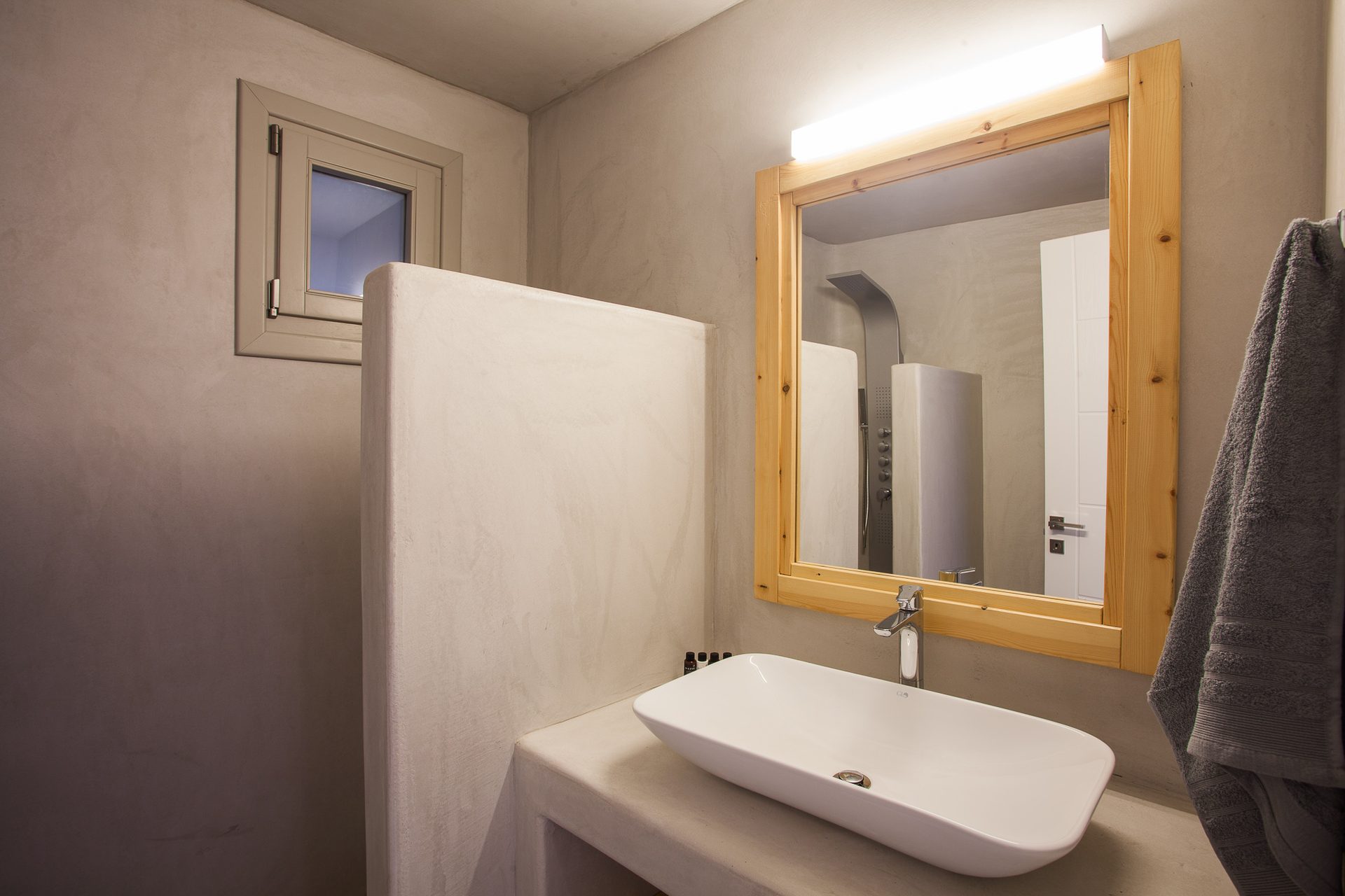 Bathroom at Platinum Superior Villa in Kalafatis, Mykonos