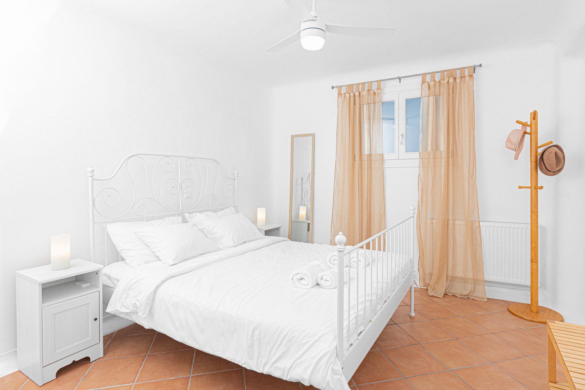 Double bedroom at Tranquil Villa 5 in Kalafatis, Mykonos