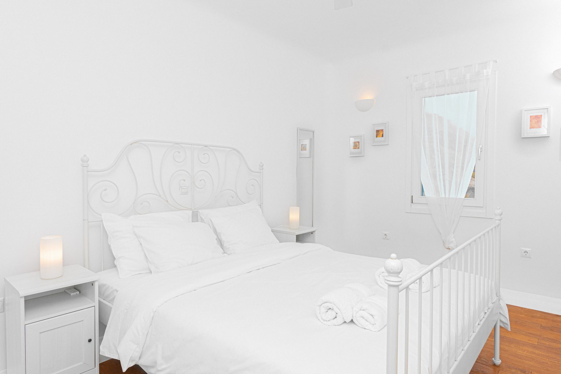 Double bedroom at Tranquil Villa 5 in Kalafatis, Mykonos