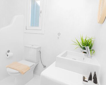 Bathroom at Tranquil Villa 5 in Kalafatis, Mykonos