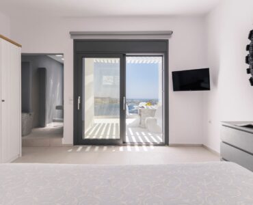 Bedroom at Villa Aquablue in Agios Lazaros, Mykonos