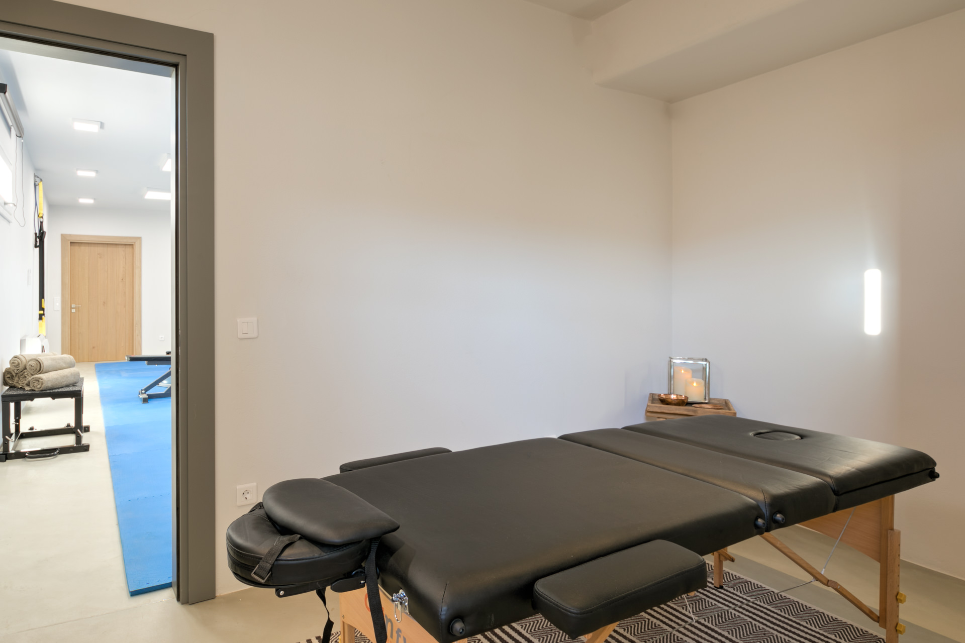 Massage room at Villa Arion in Aleomandra, Mykonos