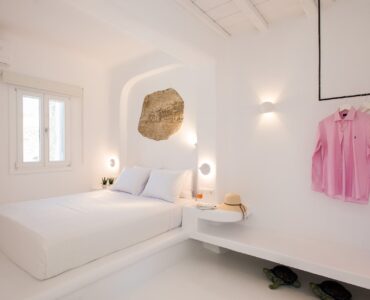 Bedroom at Villa Costa in Elia, Mykonos