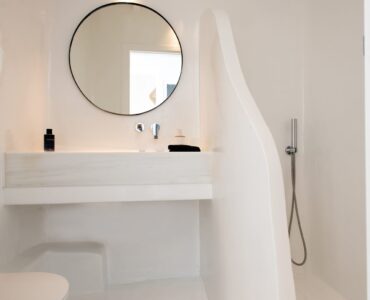 Bathroom at Villa Costa in Elia, Mykonos