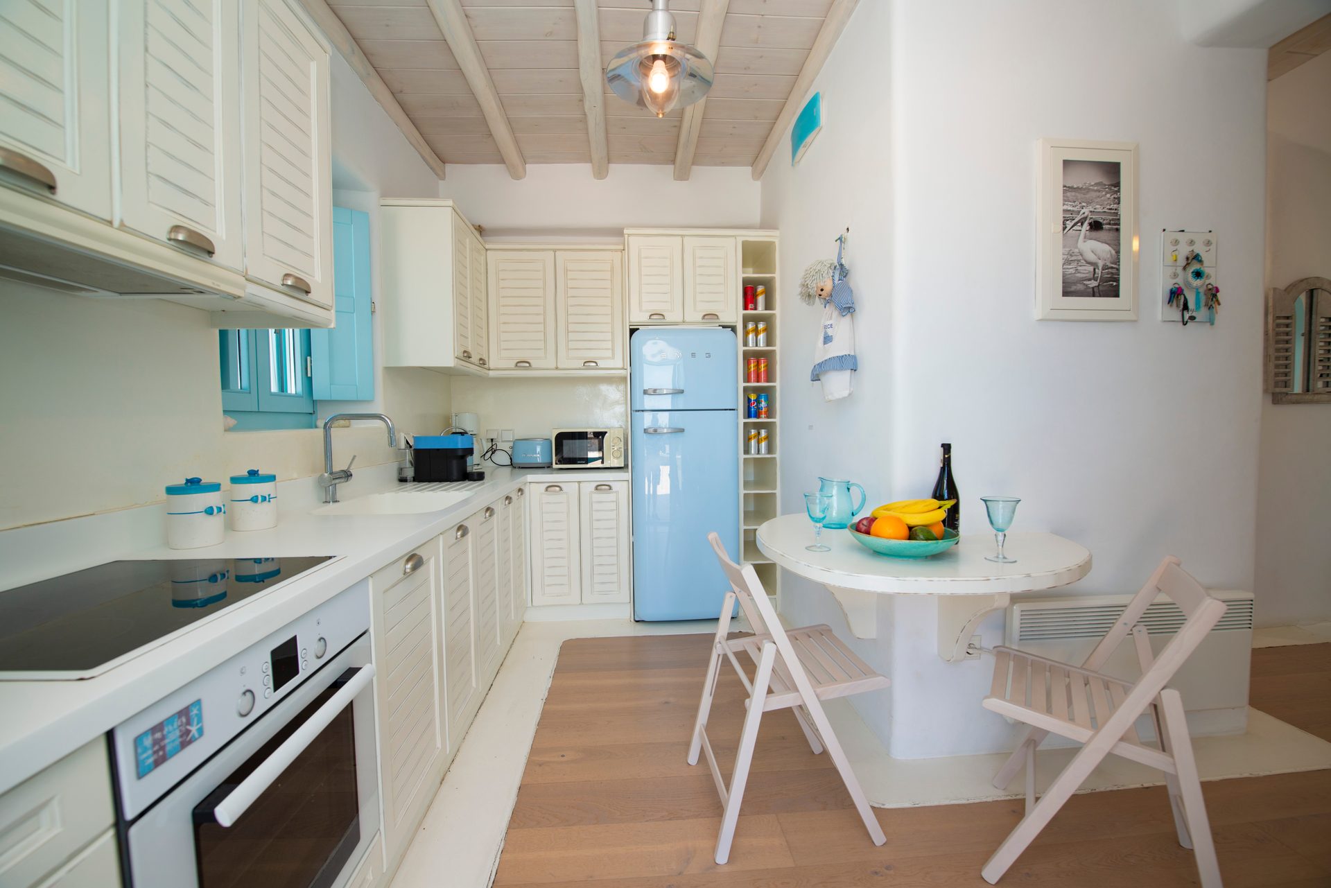 Kitchen at Villa Danelina in Agios Lazaros, Mykonos