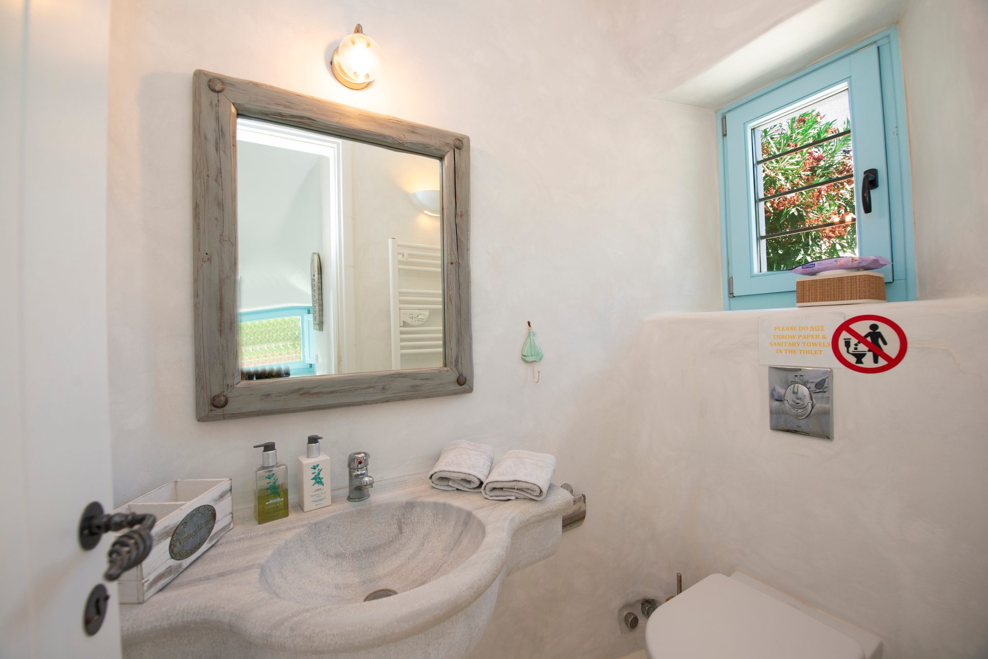 Bathroom at Villa Danelina in Agios Lazaros, Mykonos