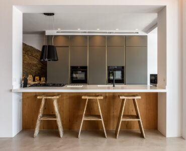 Kitchen at Villa Nerovino in Kanalia, Mykonos