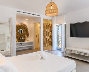 Bedroom at Villa Nerovino in Kanalia, Mykonos