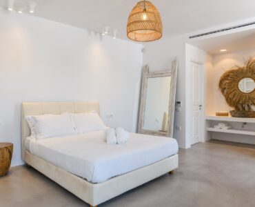 Bedroom at Villa Nerovino in Kanalia, Mykonos