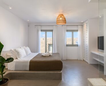 Bedroom at Villa Nerovino in Kanalia, Mykonos