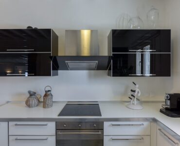 Kitchen at Villa Pergisos in Kanalia, Mykonos