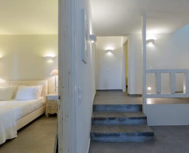 Bedroom at Villa Pergisos in Kanalia, Mykonos